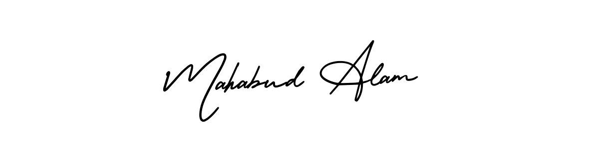 Create a beautiful signature design for name Mahabud Alam. With this signature (AmerikaSignatureDemo-Regular) fonts, you can make a handwritten signature for free. Mahabud Alam signature style 3 images and pictures png