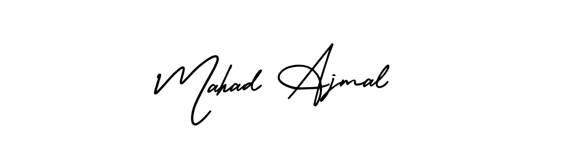 Design your own signature with our free online signature maker. With this signature software, you can create a handwritten (AmerikaSignatureDemo-Regular) signature for name Mahad Ajmal. Mahad Ajmal signature style 3 images and pictures png