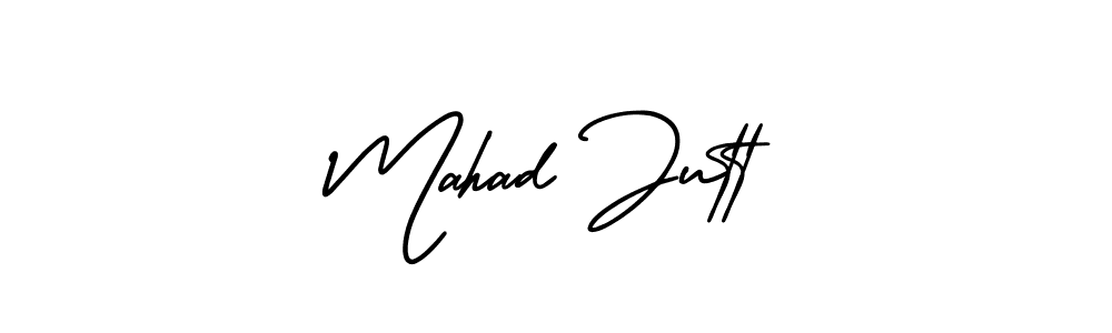 Create a beautiful signature design for name Mahad Jutt. With this signature (AmerikaSignatureDemo-Regular) fonts, you can make a handwritten signature for free. Mahad Jutt signature style 3 images and pictures png