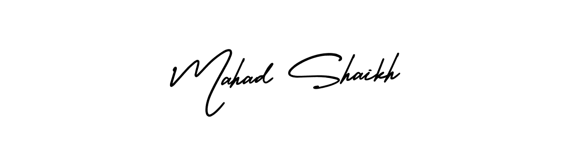 Check out images of Autograph of Mahad Shaikh name. Actor Mahad Shaikh Signature Style. AmerikaSignatureDemo-Regular is a professional sign style online. Mahad Shaikh signature style 3 images and pictures png
