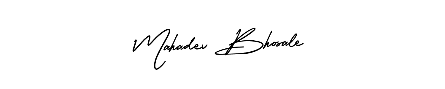 How to Draw Mahadev Bhosale signature style? AmerikaSignatureDemo-Regular is a latest design signature styles for name Mahadev Bhosale. Mahadev Bhosale signature style 3 images and pictures png