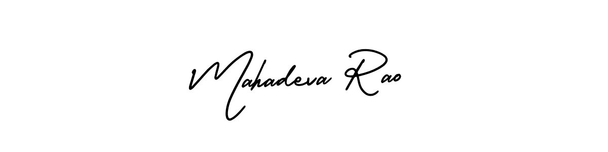 Similarly AmerikaSignatureDemo-Regular is the best handwritten signature design. Signature creator online .You can use it as an online autograph creator for name Mahadeva Rao. Mahadeva Rao signature style 3 images and pictures png