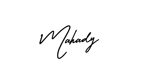 Make a beautiful signature design for name Mahady. Use this online signature maker to create a handwritten signature for free. Mahady signature style 3 images and pictures png