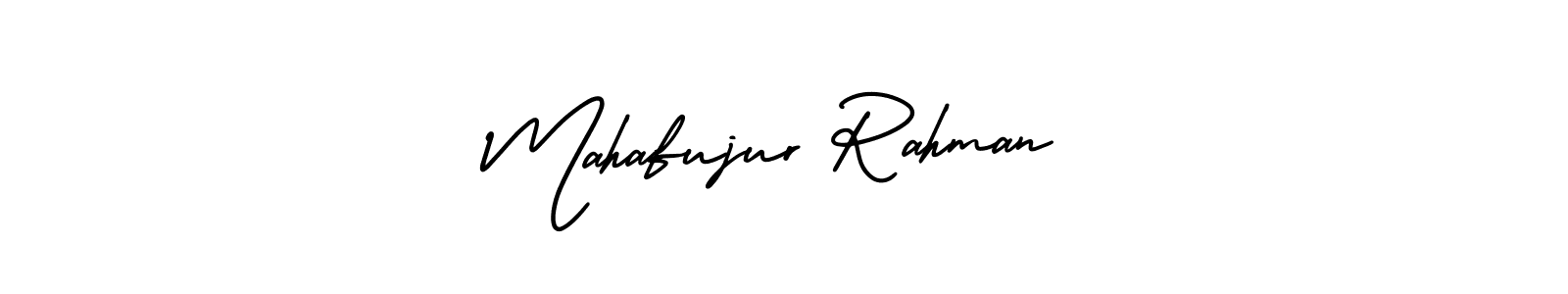 How to make Mahafujur Rahman name signature. Use AmerikaSignatureDemo-Regular style for creating short signs online. This is the latest handwritten sign. Mahafujur Rahman signature style 3 images and pictures png