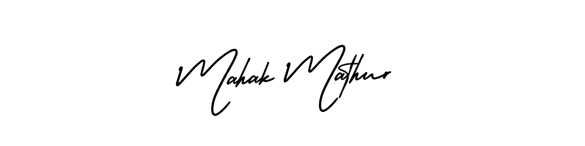 Best and Professional Signature Style for Mahak Mathur. AmerikaSignatureDemo-Regular Best Signature Style Collection. Mahak Mathur signature style 3 images and pictures png