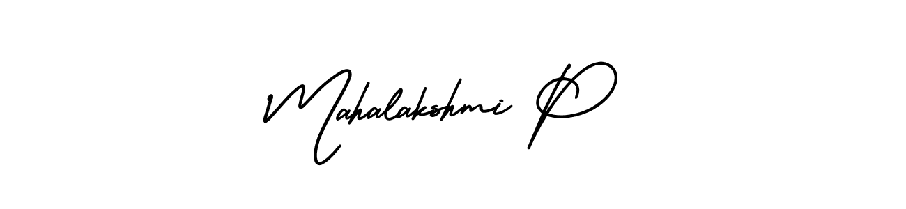 Make a beautiful signature design for name Mahalakshmi P. Use this online signature maker to create a handwritten signature for free. Mahalakshmi P signature style 3 images and pictures png