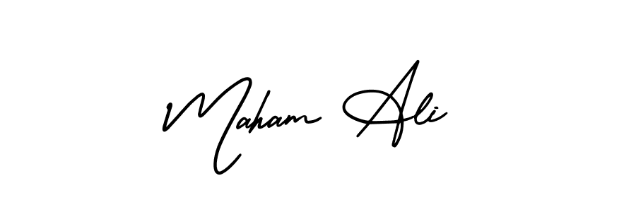 See photos of Maham Ali official signature by Spectra . Check more albums & portfolios. Read reviews & check more about AmerikaSignatureDemo-Regular font. Maham Ali signature style 3 images and pictures png