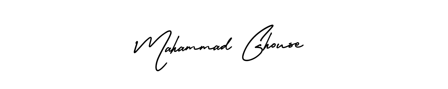 How to make Mahammad Ghouse name signature. Use AmerikaSignatureDemo-Regular style for creating short signs online. This is the latest handwritten sign. Mahammad Ghouse signature style 3 images and pictures png