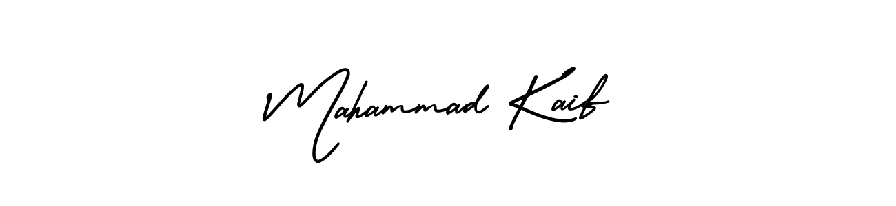 Mahammad Kaif stylish signature style. Best Handwritten Sign (AmerikaSignatureDemo-Regular) for my name. Handwritten Signature Collection Ideas for my name Mahammad Kaif. Mahammad Kaif signature style 3 images and pictures png