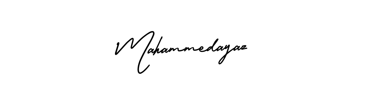 The best way (AmerikaSignatureDemo-Regular) to make a short signature is to pick only two or three words in your name. The name Mahammedayaz include a total of six letters. For converting this name. Mahammedayaz signature style 3 images and pictures png