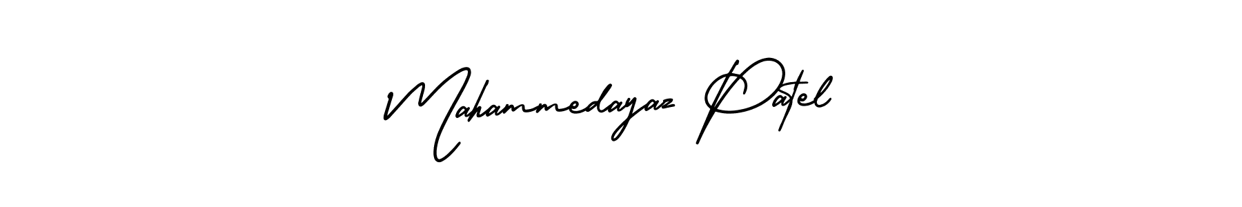 Also You can easily find your signature by using the search form. We will create Mahammedayaz Patel name handwritten signature images for you free of cost using AmerikaSignatureDemo-Regular sign style. Mahammedayaz Patel signature style 3 images and pictures png