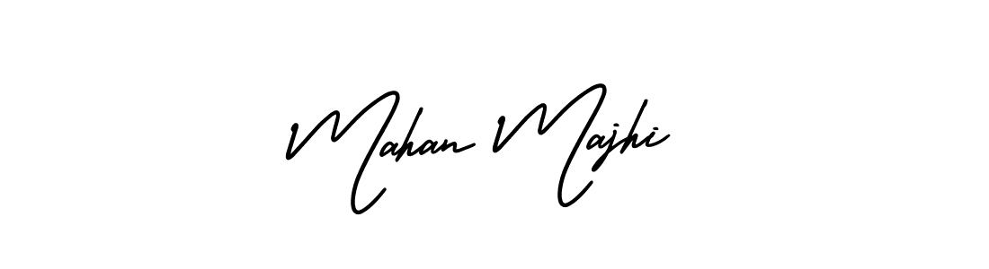 How to Draw Mahan Majhi signature style? AmerikaSignatureDemo-Regular is a latest design signature styles for name Mahan Majhi. Mahan Majhi signature style 3 images and pictures png