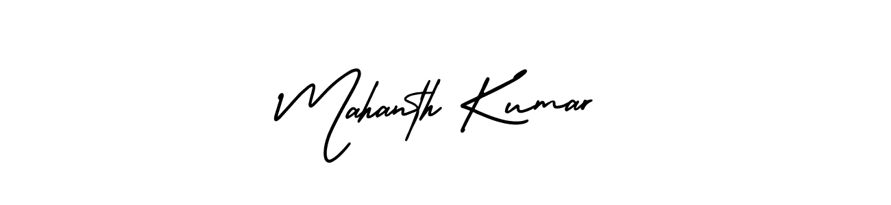 Also You can easily find your signature by using the search form. We will create Mahanth Kumar name handwritten signature images for you free of cost using AmerikaSignatureDemo-Regular sign style. Mahanth Kumar signature style 3 images and pictures png