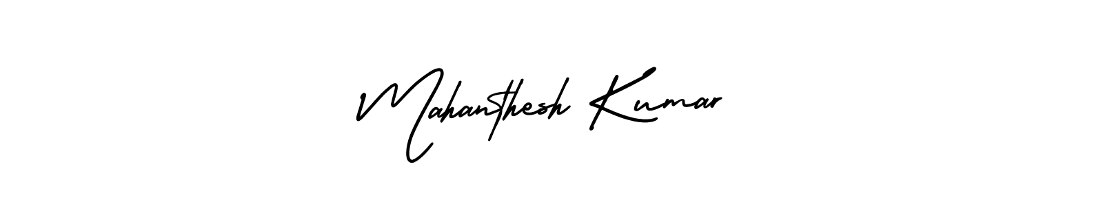 Use a signature maker to create a handwritten signature online. With this signature software, you can design (AmerikaSignatureDemo-Regular) your own signature for name Mahanthesh Kumar. Mahanthesh Kumar signature style 3 images and pictures png