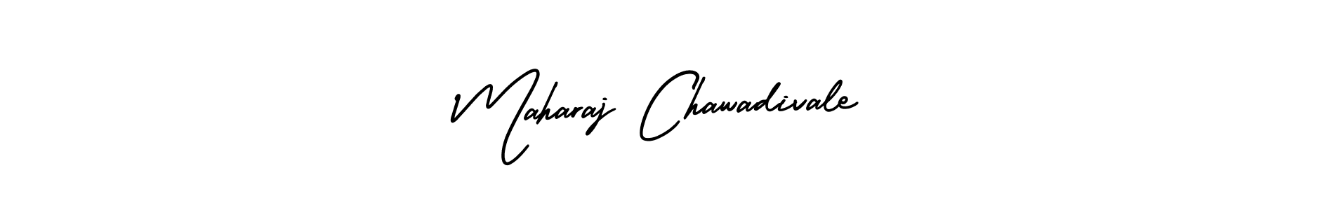 Make a beautiful signature design for name Maharaj Chawadivale. With this signature (AmerikaSignatureDemo-Regular) style, you can create a handwritten signature for free. Maharaj Chawadivale signature style 3 images and pictures png