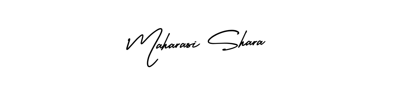 How to make Maharasi Shara name signature. Use AmerikaSignatureDemo-Regular style for creating short signs online. This is the latest handwritten sign. Maharasi Shara signature style 3 images and pictures png