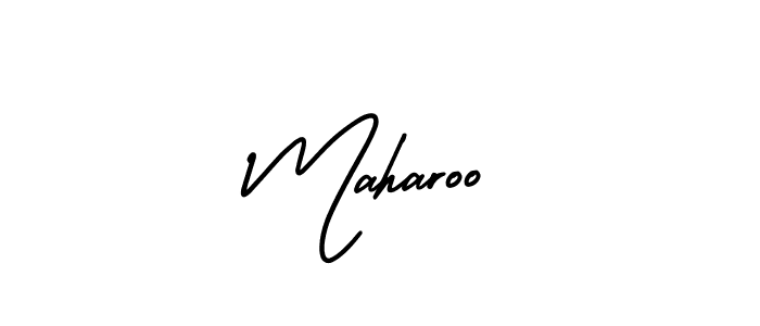 How to make Maharoo signature? AmerikaSignatureDemo-Regular is a professional autograph style. Create handwritten signature for Maharoo name. Maharoo signature style 3 images and pictures png