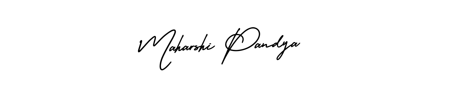 Also You can easily find your signature by using the search form. We will create Maharshi Pandya name handwritten signature images for you free of cost using AmerikaSignatureDemo-Regular sign style. Maharshi Pandya signature style 3 images and pictures png