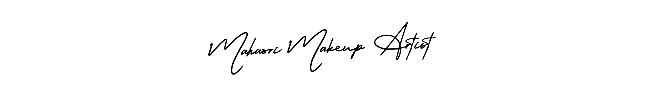 Make a beautiful signature design for name Mahasri Makeup Artist. Use this online signature maker to create a handwritten signature for free. Mahasri Makeup Artist signature style 3 images and pictures png