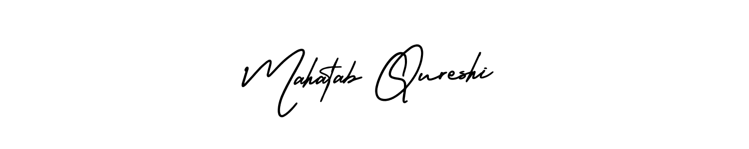 Create a beautiful signature design for name Mahatab Qureshi. With this signature (AmerikaSignatureDemo-Regular) fonts, you can make a handwritten signature for free. Mahatab Qureshi signature style 3 images and pictures png