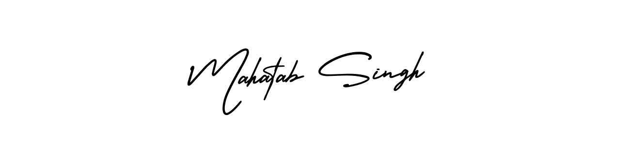 Use a signature maker to create a handwritten signature online. With this signature software, you can design (AmerikaSignatureDemo-Regular) your own signature for name Mahatab Singh. Mahatab Singh signature style 3 images and pictures png