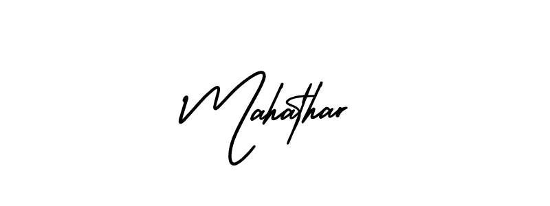 if you are searching for the best signature style for your name Mahathar. so please give up your signature search. here we have designed multiple signature styles  using AmerikaSignatureDemo-Regular. Mahathar signature style 3 images and pictures png