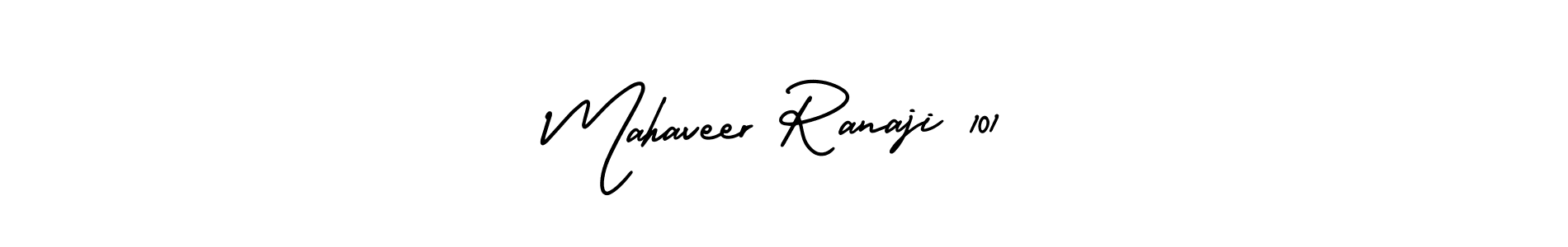 It looks lik you need a new signature style for name Mahaveer Ranaji 101. Design unique handwritten (AmerikaSignatureDemo-Regular) signature with our free signature maker in just a few clicks. Mahaveer Ranaji 101 signature style 3 images and pictures png