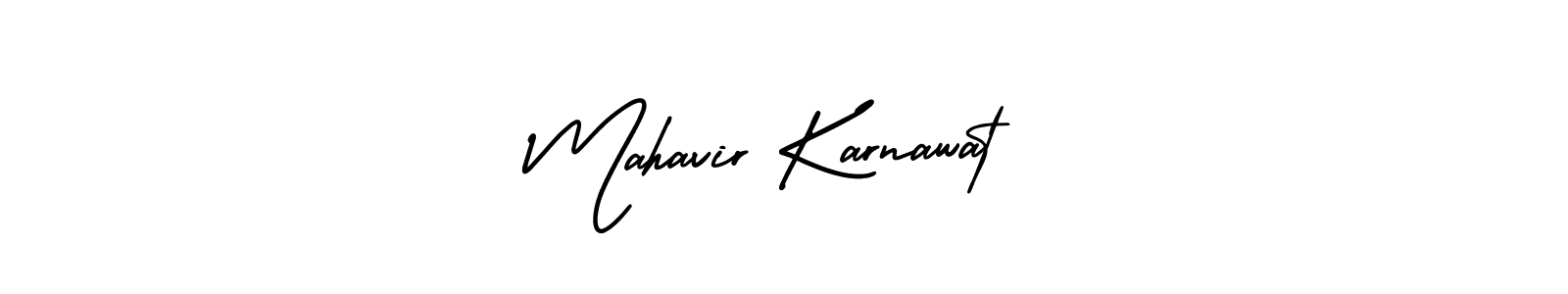 Also we have Mahavir Karnawat name is the best signature style. Create professional handwritten signature collection using AmerikaSignatureDemo-Regular autograph style. Mahavir Karnawat signature style 3 images and pictures png