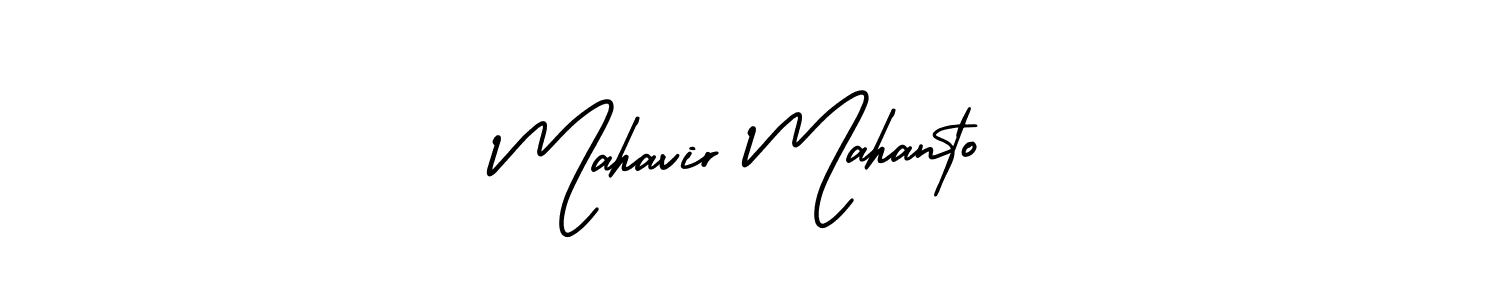 Also You can easily find your signature by using the search form. We will create Mahavir Mahanto name handwritten signature images for you free of cost using AmerikaSignatureDemo-Regular sign style. Mahavir Mahanto signature style 3 images and pictures png