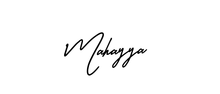 Also You can easily find your signature by using the search form. We will create Mahayya name handwritten signature images for you free of cost using AmerikaSignatureDemo-Regular sign style. Mahayya signature style 3 images and pictures png