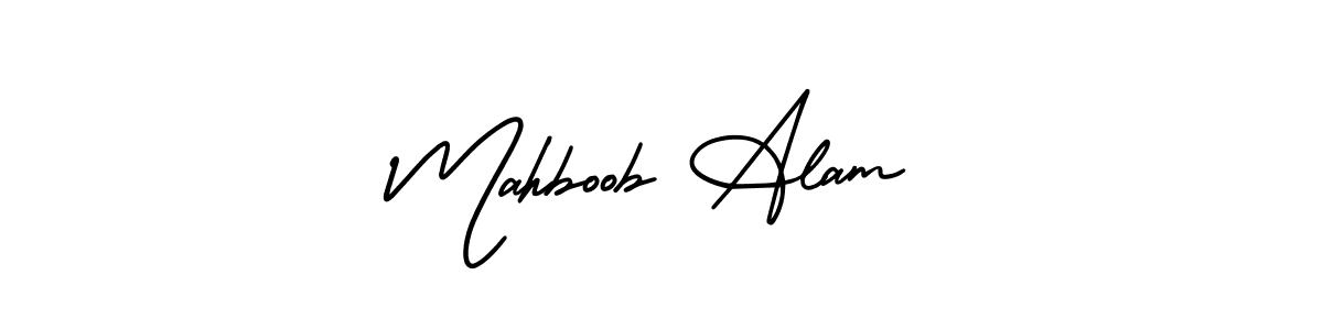 This is the best signature style for the Mahboob Alam name. Also you like these signature font (AmerikaSignatureDemo-Regular). Mix name signature. Mahboob Alam signature style 3 images and pictures png