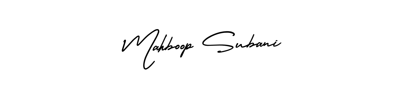 Best and Professional Signature Style for Mahboop Subani. AmerikaSignatureDemo-Regular Best Signature Style Collection. Mahboop Subani signature style 3 images and pictures png