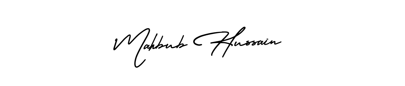 Mahbub Hussain stylish signature style. Best Handwritten Sign (AmerikaSignatureDemo-Regular) for my name. Handwritten Signature Collection Ideas for my name Mahbub Hussain. Mahbub Hussain signature style 3 images and pictures png