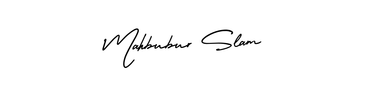 AmerikaSignatureDemo-Regular is a professional signature style that is perfect for those who want to add a touch of class to their signature. It is also a great choice for those who want to make their signature more unique. Get Mahbubur Slam name to fancy signature for free. Mahbubur Slam signature style 3 images and pictures png