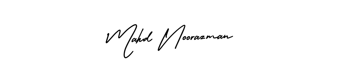 How to make Mahd Noorazman name signature. Use AmerikaSignatureDemo-Regular style for creating short signs online. This is the latest handwritten sign. Mahd Noorazman signature style 3 images and pictures png