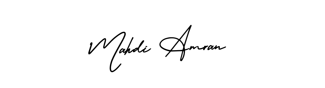 Best and Professional Signature Style for Mahdi Amran. AmerikaSignatureDemo-Regular Best Signature Style Collection. Mahdi Amran signature style 3 images and pictures png