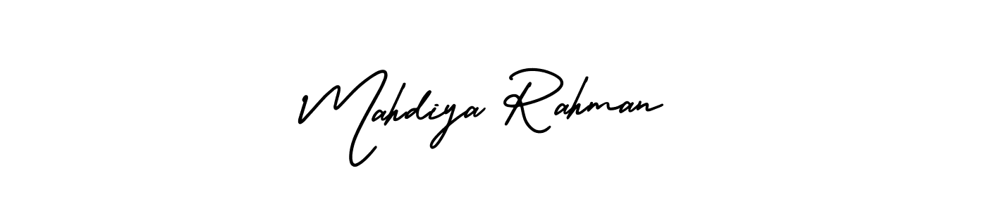 See photos of Mahdiya Rahman official signature by Spectra . Check more albums & portfolios. Read reviews & check more about AmerikaSignatureDemo-Regular font. Mahdiya Rahman signature style 3 images and pictures png