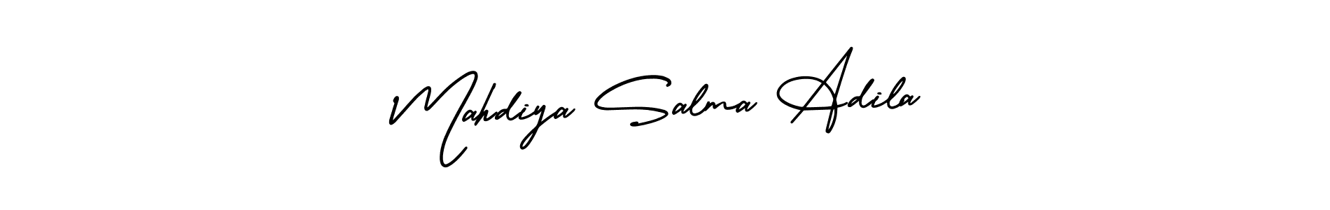 Best and Professional Signature Style for Mahdiya Salma Adila. AmerikaSignatureDemo-Regular Best Signature Style Collection. Mahdiya Salma Adila signature style 3 images and pictures png
