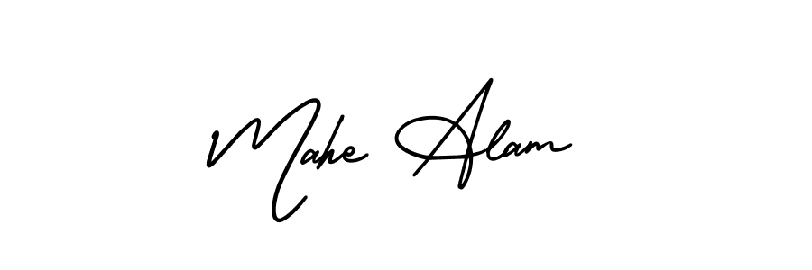 Check out images of Autograph of Mahe Alam name. Actor Mahe Alam Signature Style. AmerikaSignatureDemo-Regular is a professional sign style online. Mahe Alam signature style 3 images and pictures png