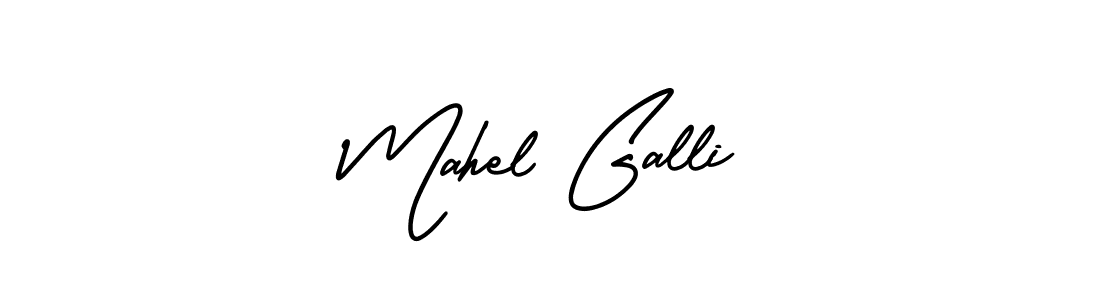 Best and Professional Signature Style for Mahel Galli. AmerikaSignatureDemo-Regular Best Signature Style Collection. Mahel Galli signature style 3 images and pictures png