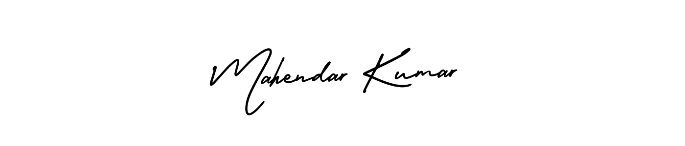 AmerikaSignatureDemo-Regular is a professional signature style that is perfect for those who want to add a touch of class to their signature. It is also a great choice for those who want to make their signature more unique. Get Mahendar Kumar name to fancy signature for free. Mahendar Kumar signature style 3 images and pictures png