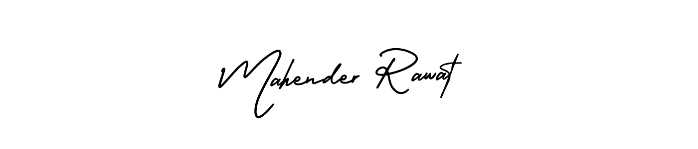 if you are searching for the best signature style for your name Mahender Rawat. so please give up your signature search. here we have designed multiple signature styles  using AmerikaSignatureDemo-Regular. Mahender Rawat signature style 3 images and pictures png