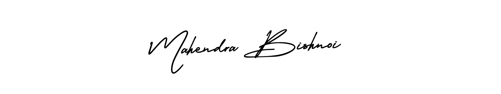 This is the best signature style for the Mahendra Bishnoi name. Also you like these signature font (AmerikaSignatureDemo-Regular). Mix name signature. Mahendra Bishnoi signature style 3 images and pictures png