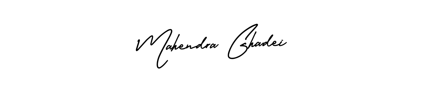 Use a signature maker to create a handwritten signature online. With this signature software, you can design (AmerikaSignatureDemo-Regular) your own signature for name Mahendra Ghadei. Mahendra Ghadei signature style 3 images and pictures png