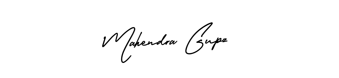 if you are searching for the best signature style for your name Mahendra Gupz. so please give up your signature search. here we have designed multiple signature styles  using AmerikaSignatureDemo-Regular. Mahendra Gupz signature style 3 images and pictures png