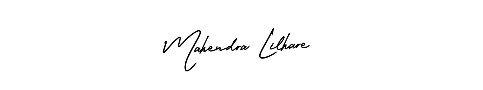 How to make Mahendra Lilhare signature? AmerikaSignatureDemo-Regular is a professional autograph style. Create handwritten signature for Mahendra Lilhare name. Mahendra Lilhare signature style 3 images and pictures png