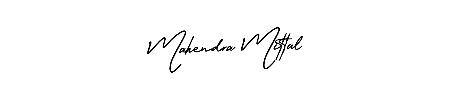 Make a beautiful signature design for name Mahendra Mittal. With this signature (AmerikaSignatureDemo-Regular) style, you can create a handwritten signature for free. Mahendra Mittal signature style 3 images and pictures png