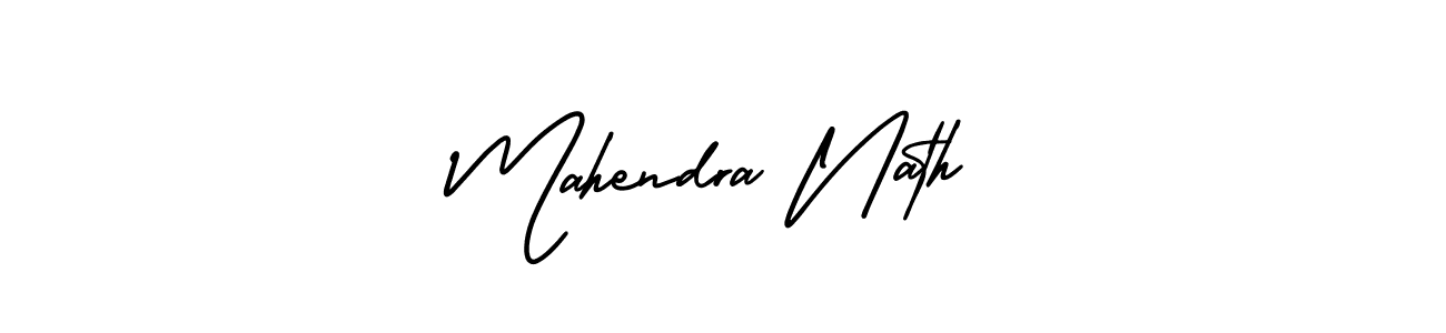 This is the best signature style for the Mahendra Nath name. Also you like these signature font (AmerikaSignatureDemo-Regular). Mix name signature. Mahendra Nath signature style 3 images and pictures png