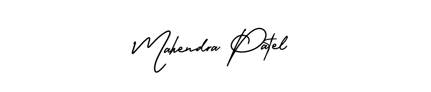 Use a signature maker to create a handwritten signature online. With this signature software, you can design (AmerikaSignatureDemo-Regular) your own signature for name Mahendra Patel. Mahendra Patel signature style 3 images and pictures png