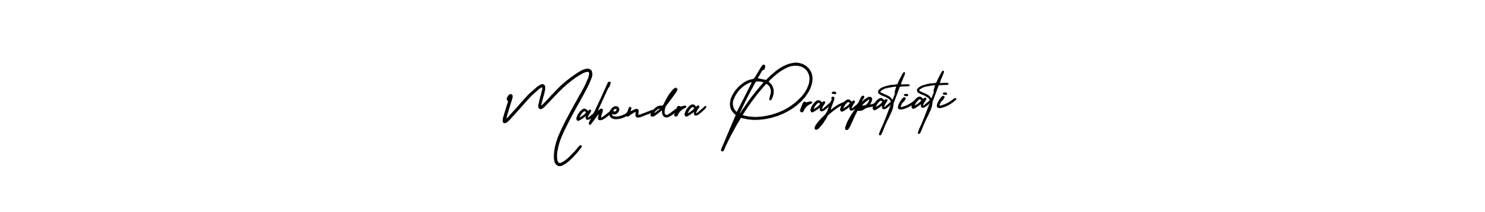 How to Draw Mahendra Prajapatiati signature style? AmerikaSignatureDemo-Regular is a latest design signature styles for name Mahendra Prajapatiati. Mahendra Prajapatiati signature style 3 images and pictures png